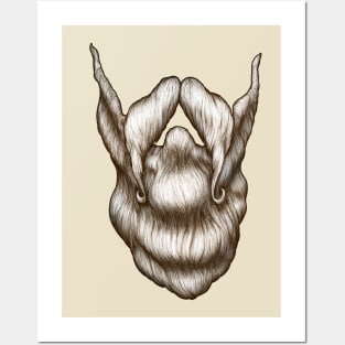 Santa beard Posters and Art